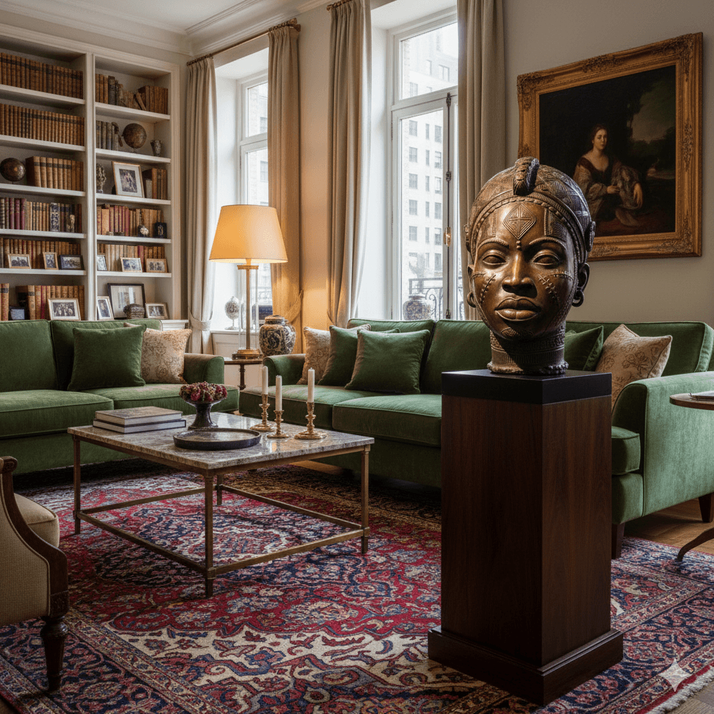 benin bronze head of ife view 4